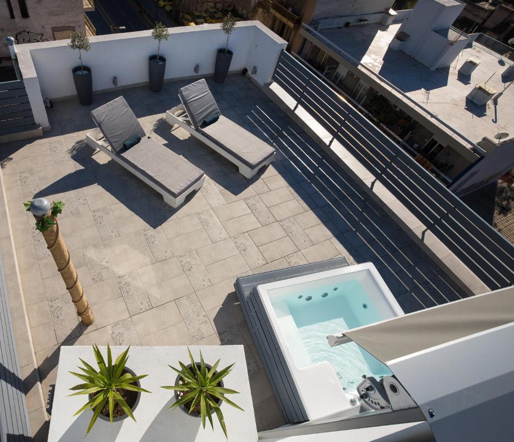 Private Jacuzzi & Acropolis View - The Loft 雅典 外观 照片