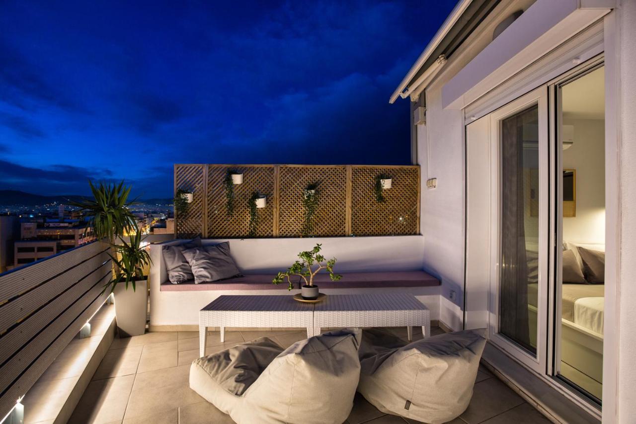 Private Jacuzzi & Acropolis View - The Loft 雅典 外观 照片